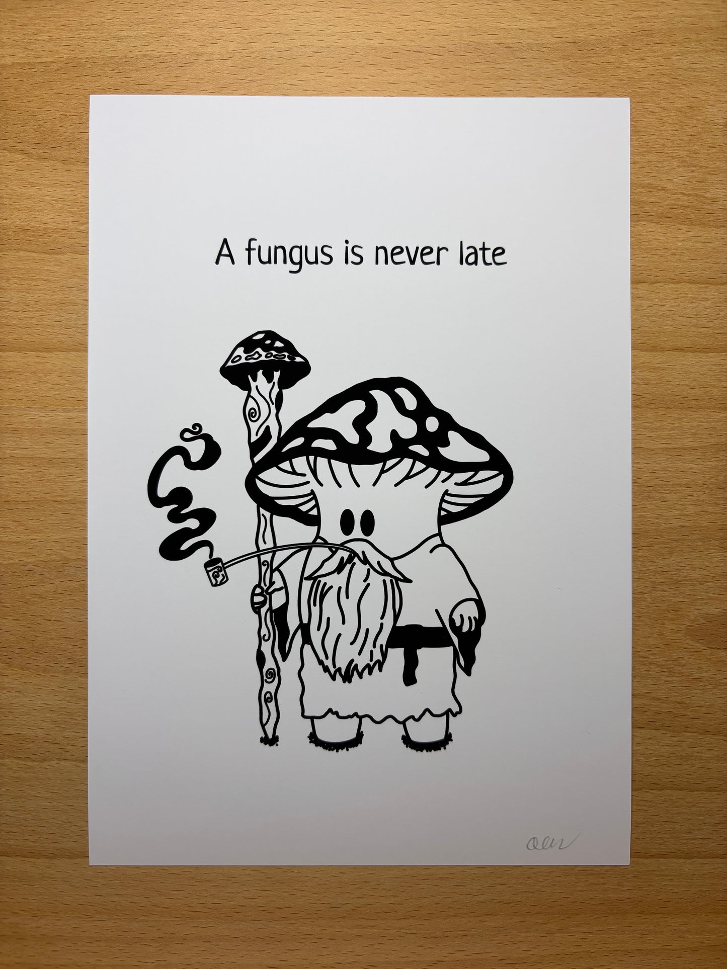 Wizard Fergus - A5 Print Signed