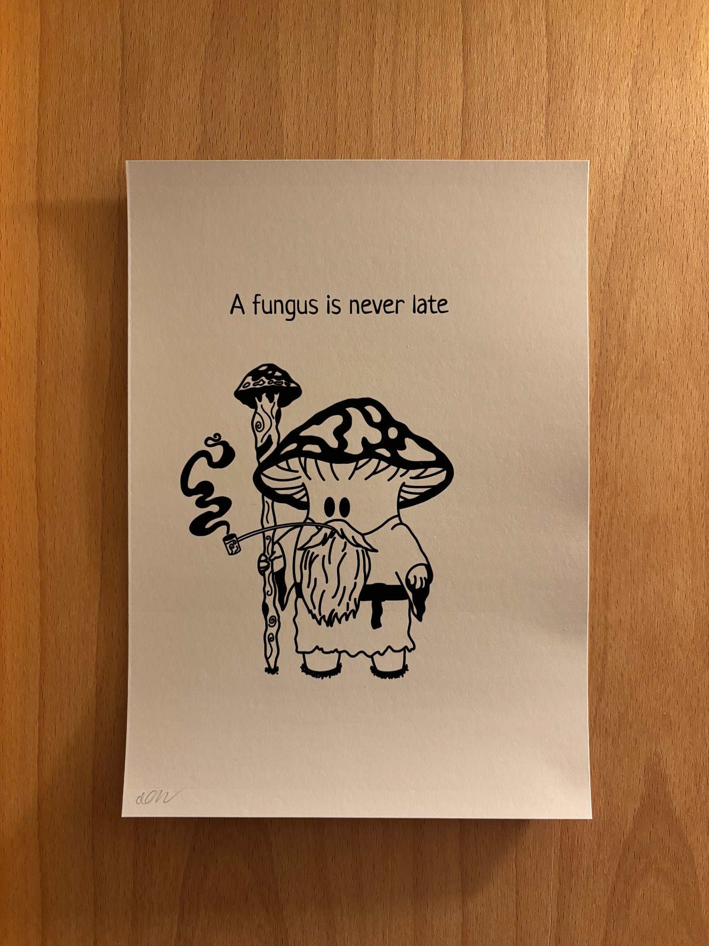 Wizard Fergus - A5 Print Signed